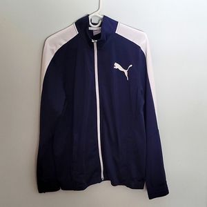 Mens blue puma track jacket
